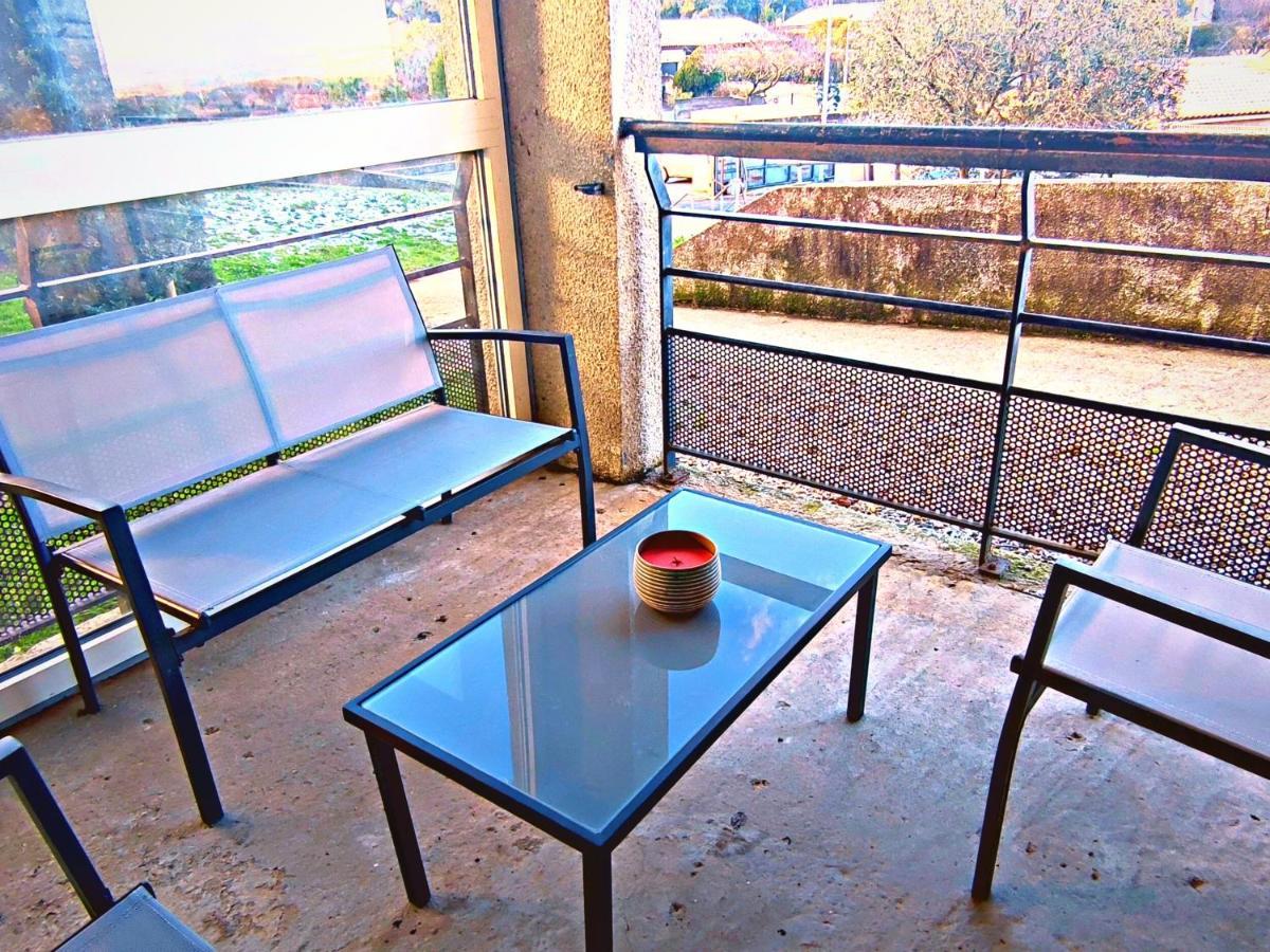*Le Cocon Bistroquet*Oc.Keys/Terrasse/ Parking Appartement Carcassonne Buitenkant foto