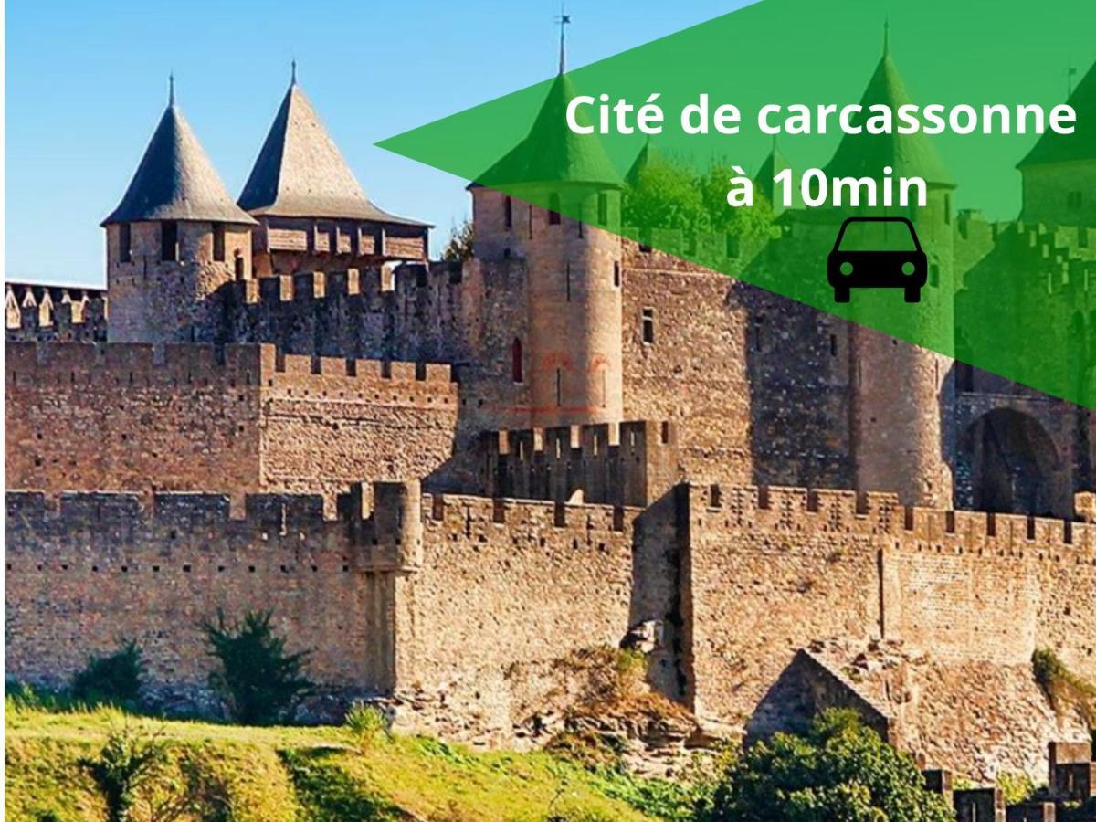 *Le Cocon Bistroquet*Oc.Keys/Terrasse/ Parking Appartement Carcassonne Buitenkant foto