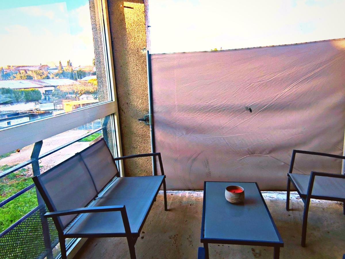 *Le Cocon Bistroquet*Oc.Keys/Terrasse/ Parking Appartement Carcassonne Buitenkant foto